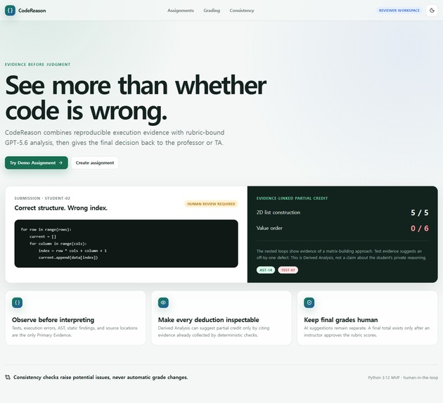 CodeReason – screenshot 2