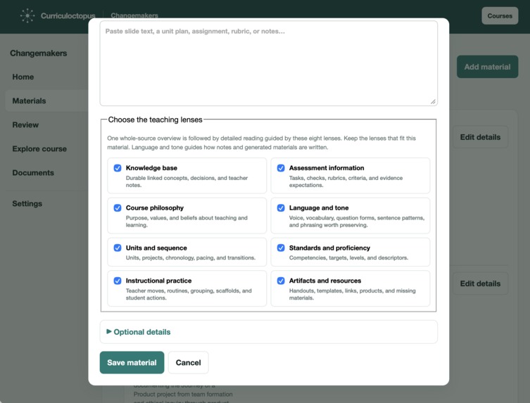 Curriculoctopus – screenshot 1
