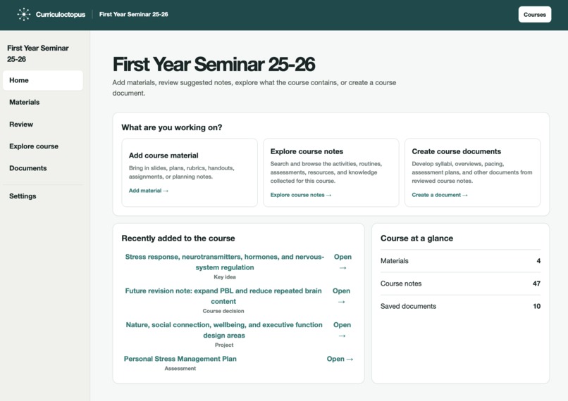 Curriculoctopus – screenshot 6