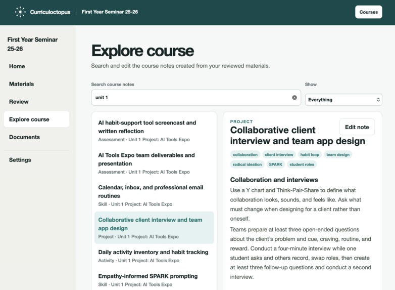 Curriculoctopus – screenshot 7