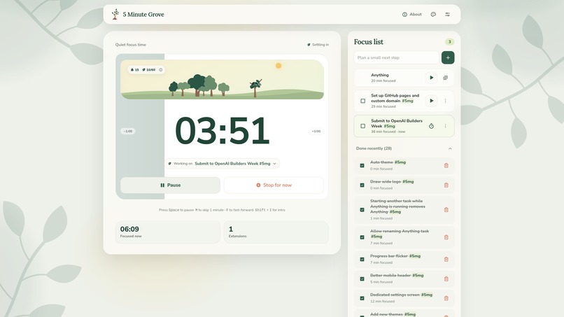 5 Minute Grove – screenshot 3