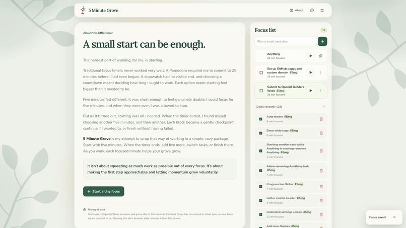 5 Minute Grove – screenshot 5