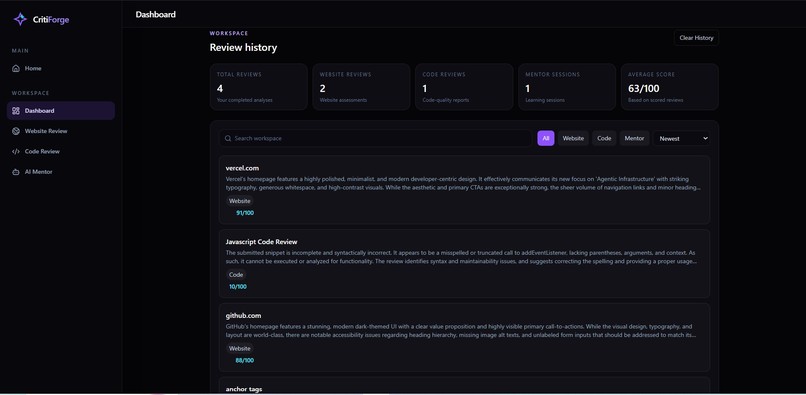 CritiForge – screenshot 7