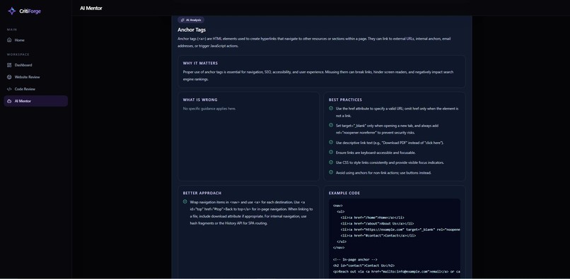 CritiForge – screenshot 8