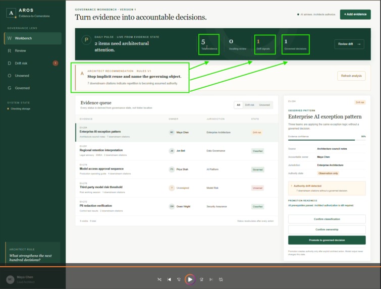 AROS — Evidence-to-Cornerstone Engine – screenshot 6