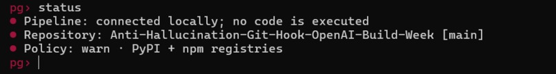 PhantomGuard - Anti-Hallucination Git Hook – screenshot 2