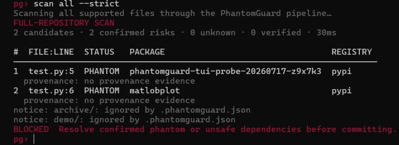 PhantomGuard - Anti-Hallucination Git Hook – screenshot 8