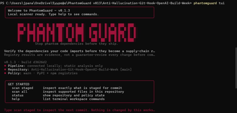 PhantomGuard - Anti-Hallucination Git Hook – screenshot 12