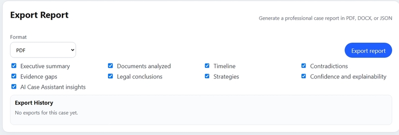 Justice Navigator AI (JUNAV AI) – screenshot 3