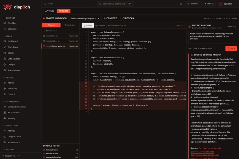Disp8ch: Where AI Teams Finish the Work – screenshot 7
