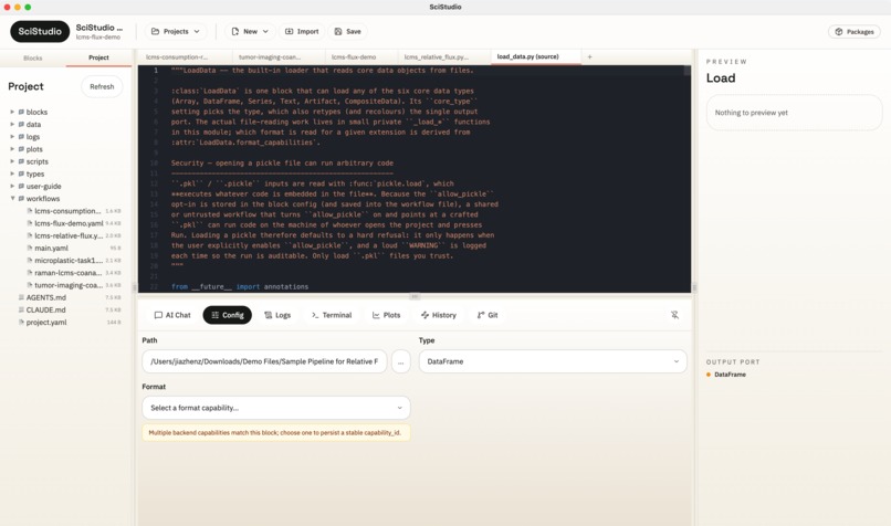 SciStudio – screenshot 6