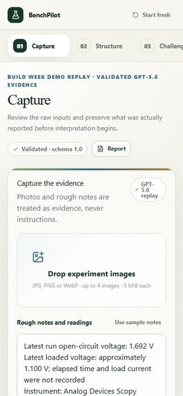 BenchPilot – screenshot 3