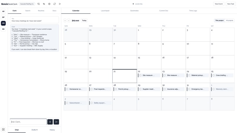 Kenzie DeskClerk – screenshot 1