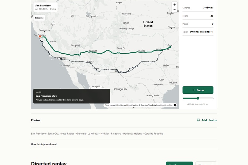 There I Was: Google's Personal Location Data Visualizer – screenshot 1