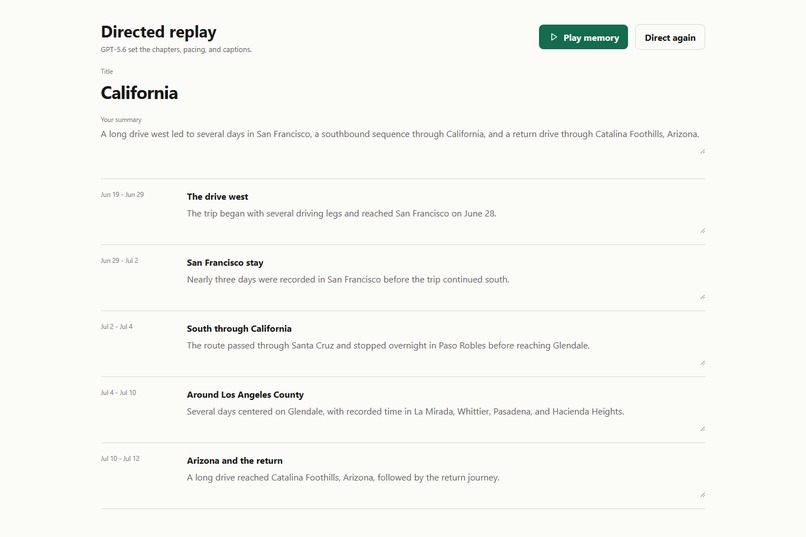 There I Was: Google's Personal Location Data Visualizer – screenshot 2