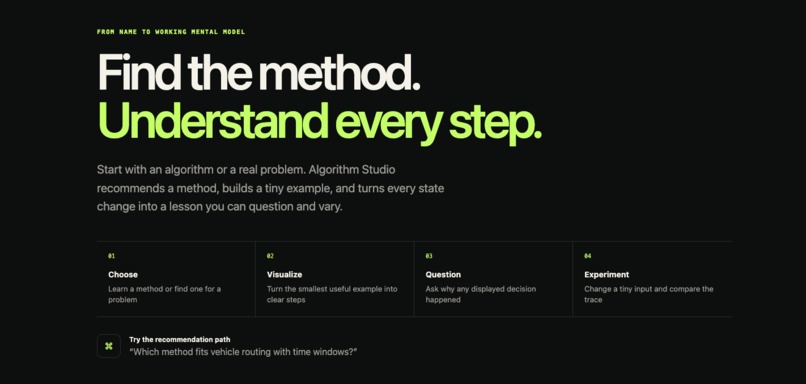 Algorithm Studio – screenshot 1