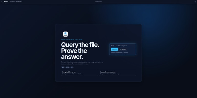 ByteQL – screenshot 1