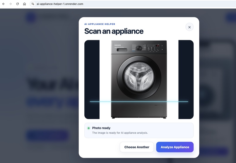 AI Appliance Helper – screenshot 3