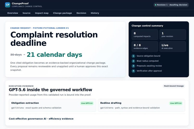 ChangeProof – screenshot 2