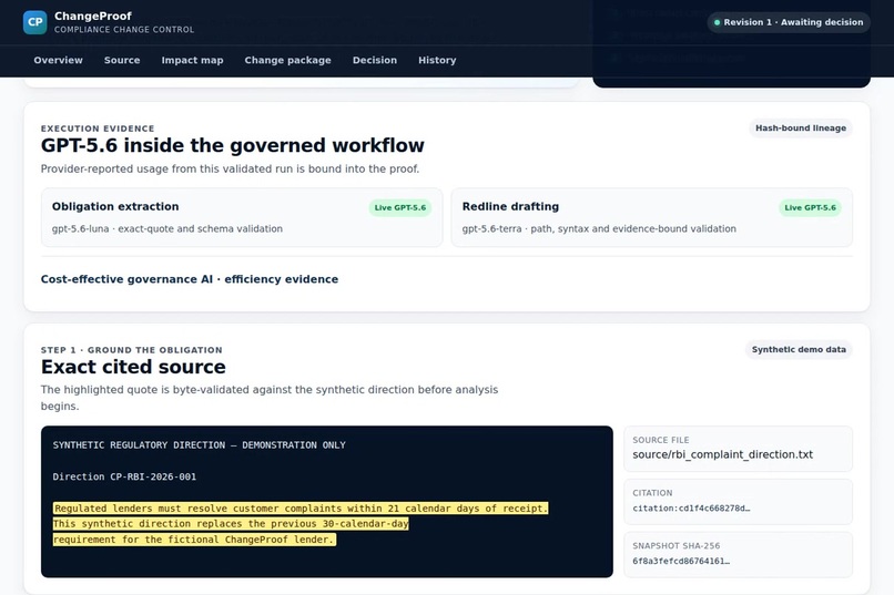 ChangeProof – screenshot 3