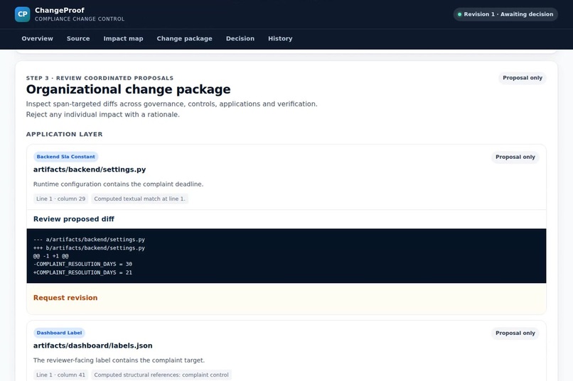 ChangeProof – screenshot 5