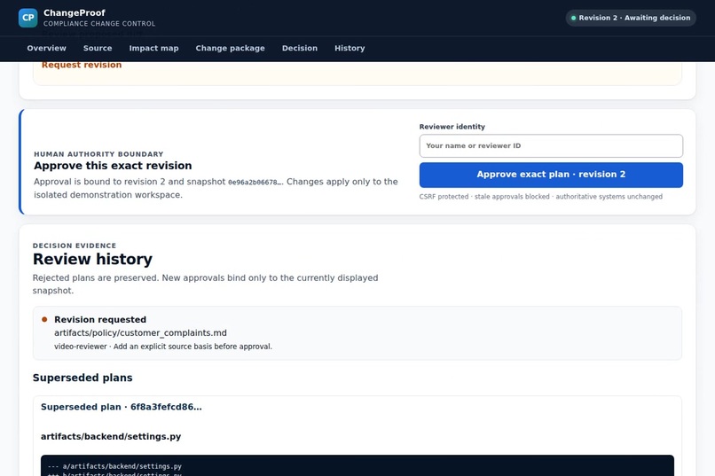 ChangeProof – screenshot 6