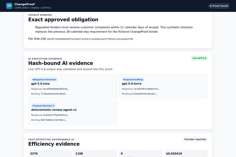 ChangeProof – screenshot 8