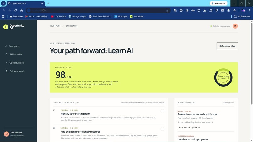 Opportunity OS – screenshot 3