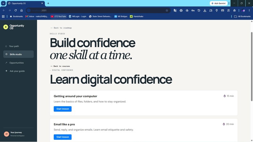 Opportunity OS – screenshot 5