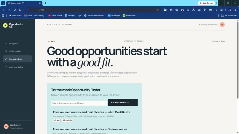 Opportunity OS – screenshot 8