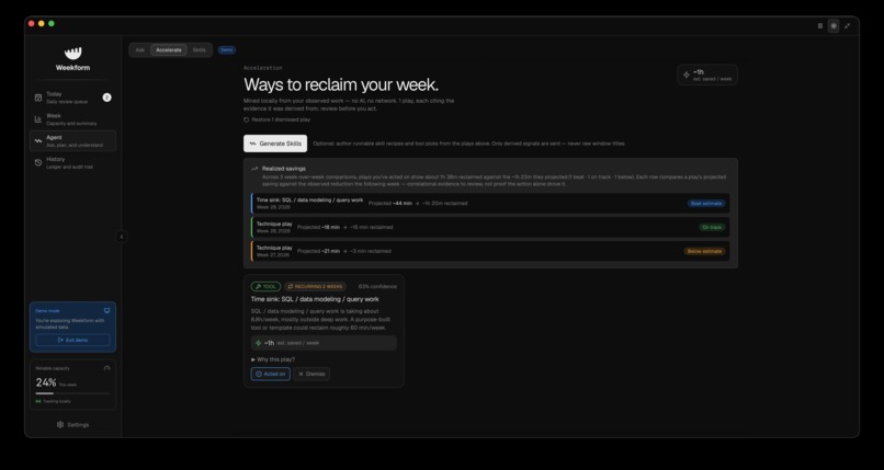 Weekform – screenshot 8