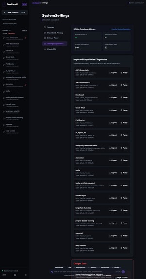 DevRecall – screenshot 4