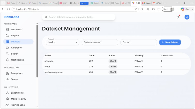 DataLabs – screenshot 3
