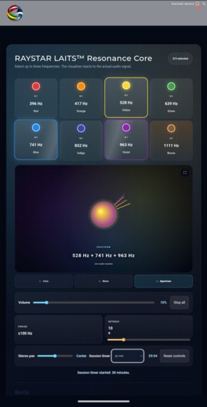 RAYSTAR LAITS Audio-Visual Frequency Studio – screenshot 1