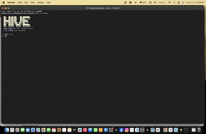 Hive – screenshot 1
