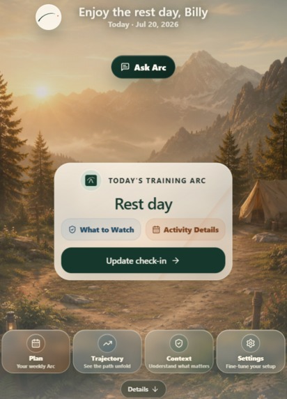 Arc - Coaching for the Long Run – screenshot 2