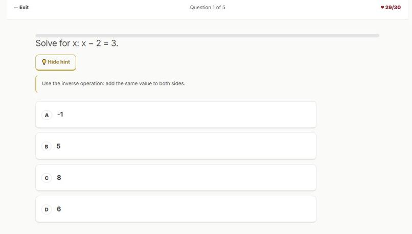 Daily1600 (SAT Prep) app – screenshot 2