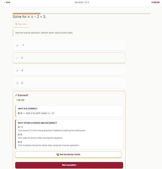 Daily1600 (SAT Prep) app – screenshot 3