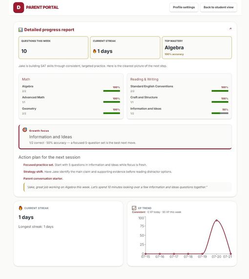 Daily1600 (SAT Prep) app – screenshot 7