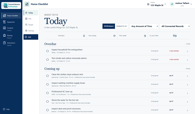 Convenience Enthusiast: Home Maintenance Checklist – screenshot 9