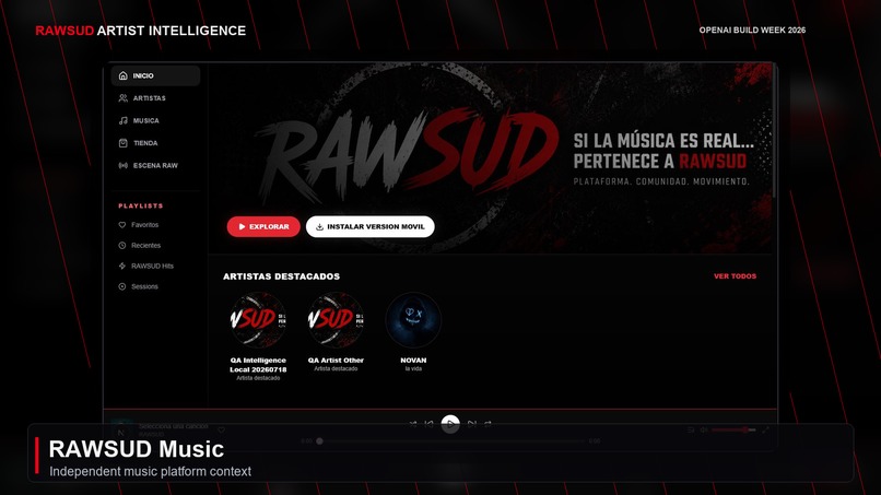 RAWSUD Artist Intelligence – screenshot 11