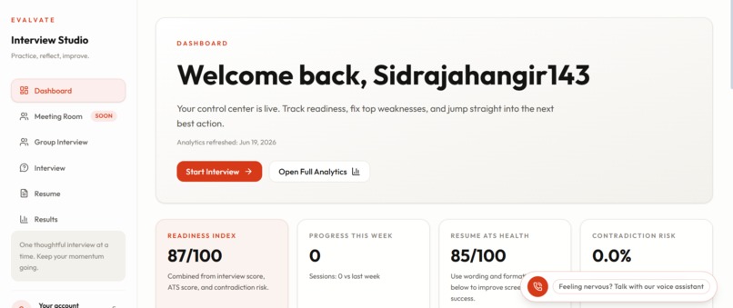 Evalvate – screenshot 1