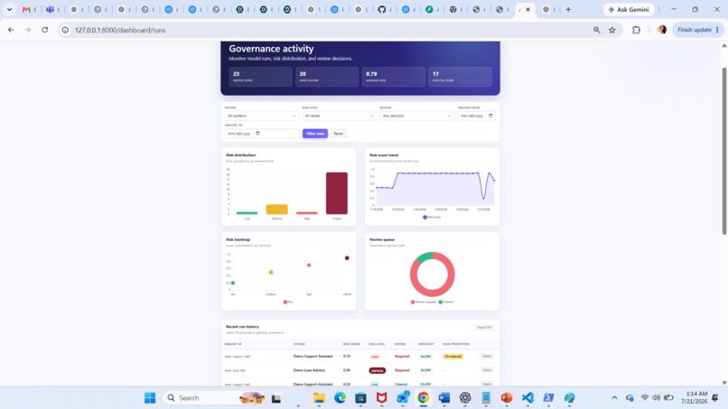 TrustPilot AI Governance Hub – screenshot 8