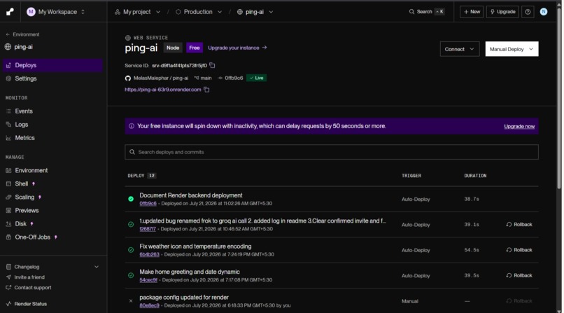 Ping AI – An AI Social Coordination Agent – screenshot 12