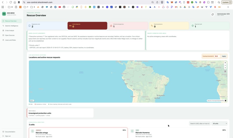 Offline Disaster & Rescue Coordination Powered by AI – screenshot 3