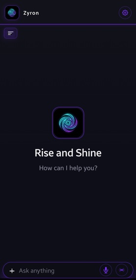 Zyron — Multi-Agent AI Platform for Android – screenshot 1