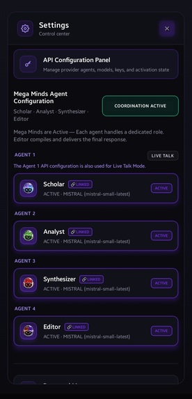 Zyron — Multi-Agent AI Platform for Android – screenshot 4