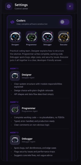 Zyron — Multi-Agent AI Platform for Android – screenshot 8