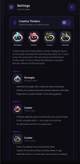 Zyron — Multi-Agent AI Platform for Android – screenshot 9