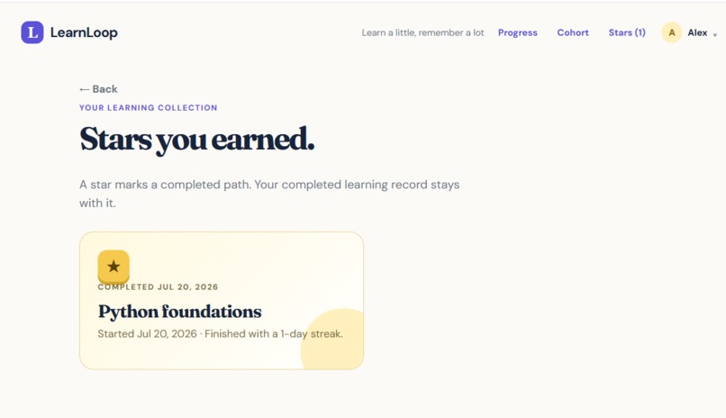 LearnLoop – screenshot 3